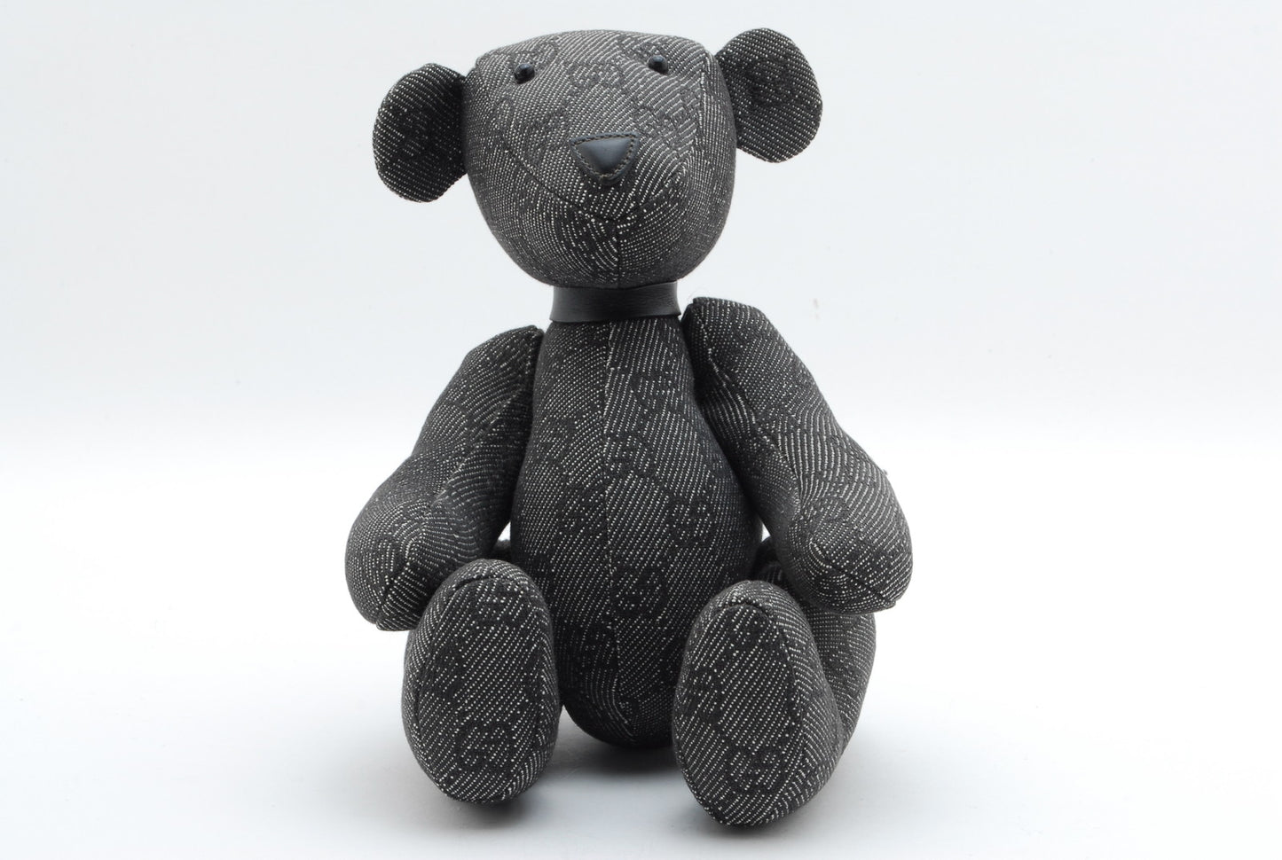 GUCCI Teddy Bear GG Gray Authentic A743