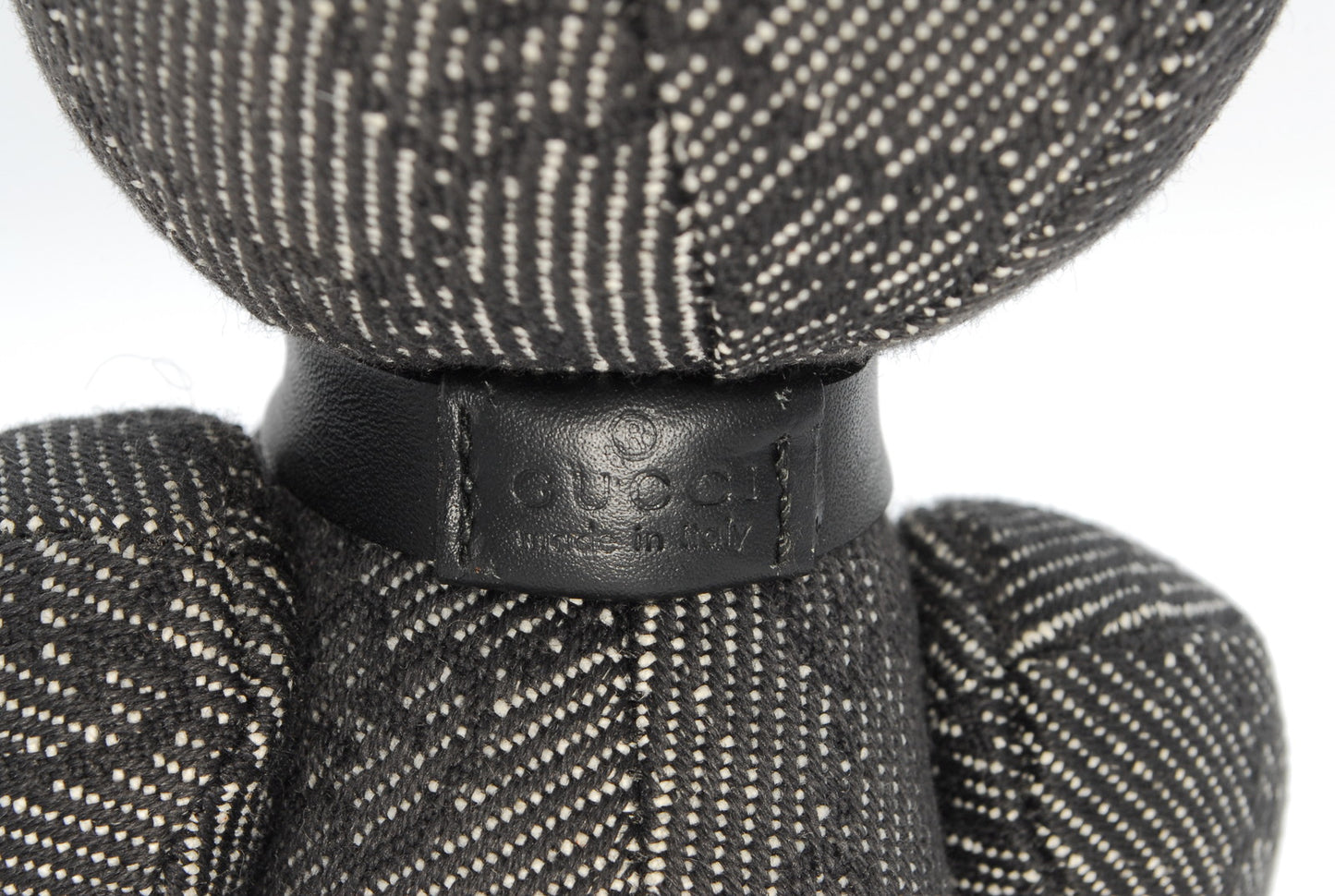 GUCCI Teddy Bear GG Gray Authentic A743