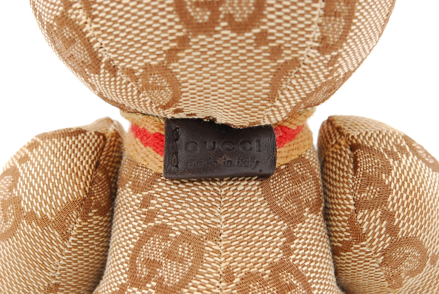 GUCCI teddy bear GG mark beige Authentic A811