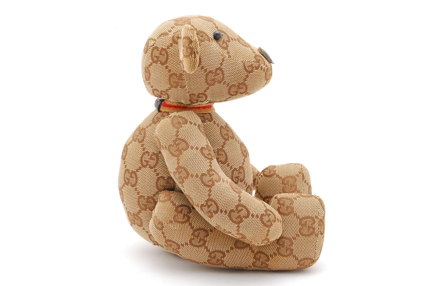 GUCCI teddy bear GG mark beige Authentic A811