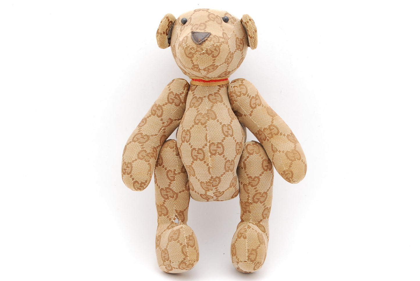 GUCCI teddy bear GG mark beige Authentic A811