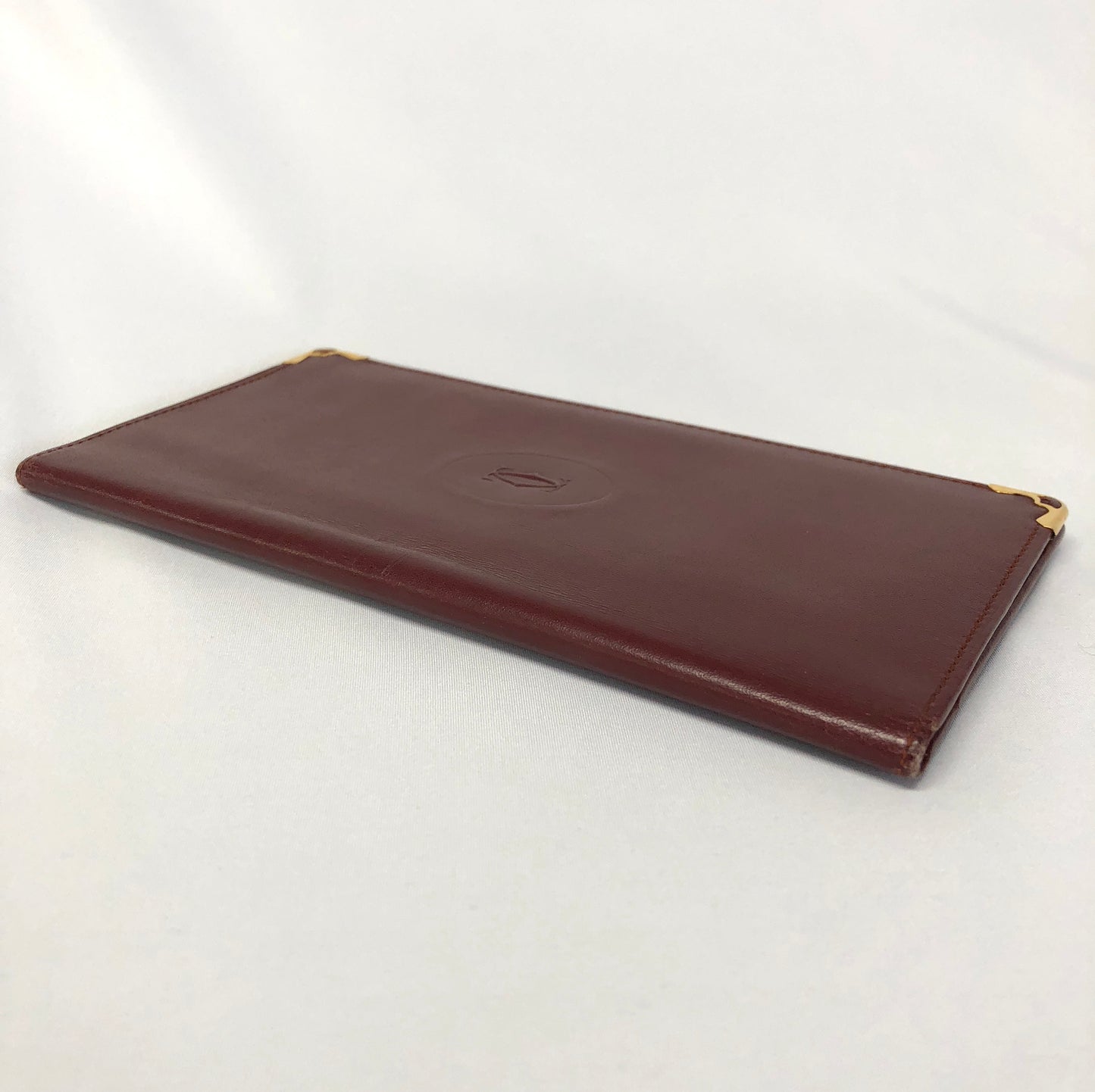 Cartier Mast Wallet Bordeaux Authentic AA496
