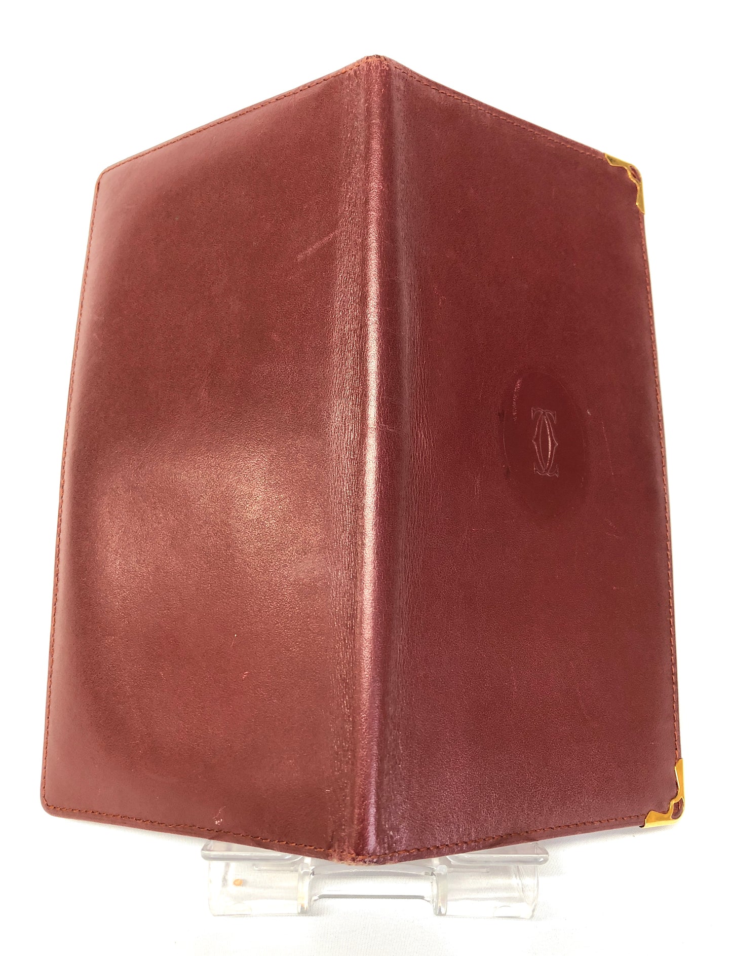 Cartier Mast Wallet Bordeaux Authentic AA496