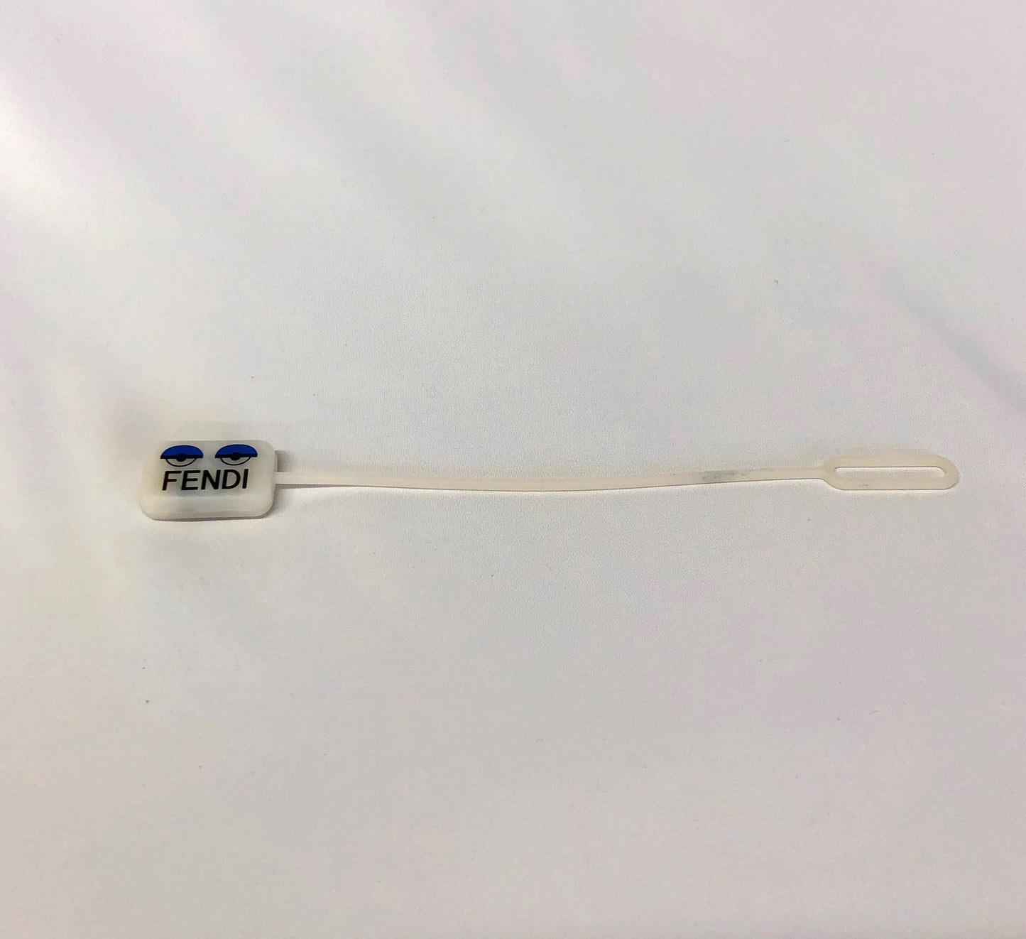 FENDI Eye Charm White Authentic AA500