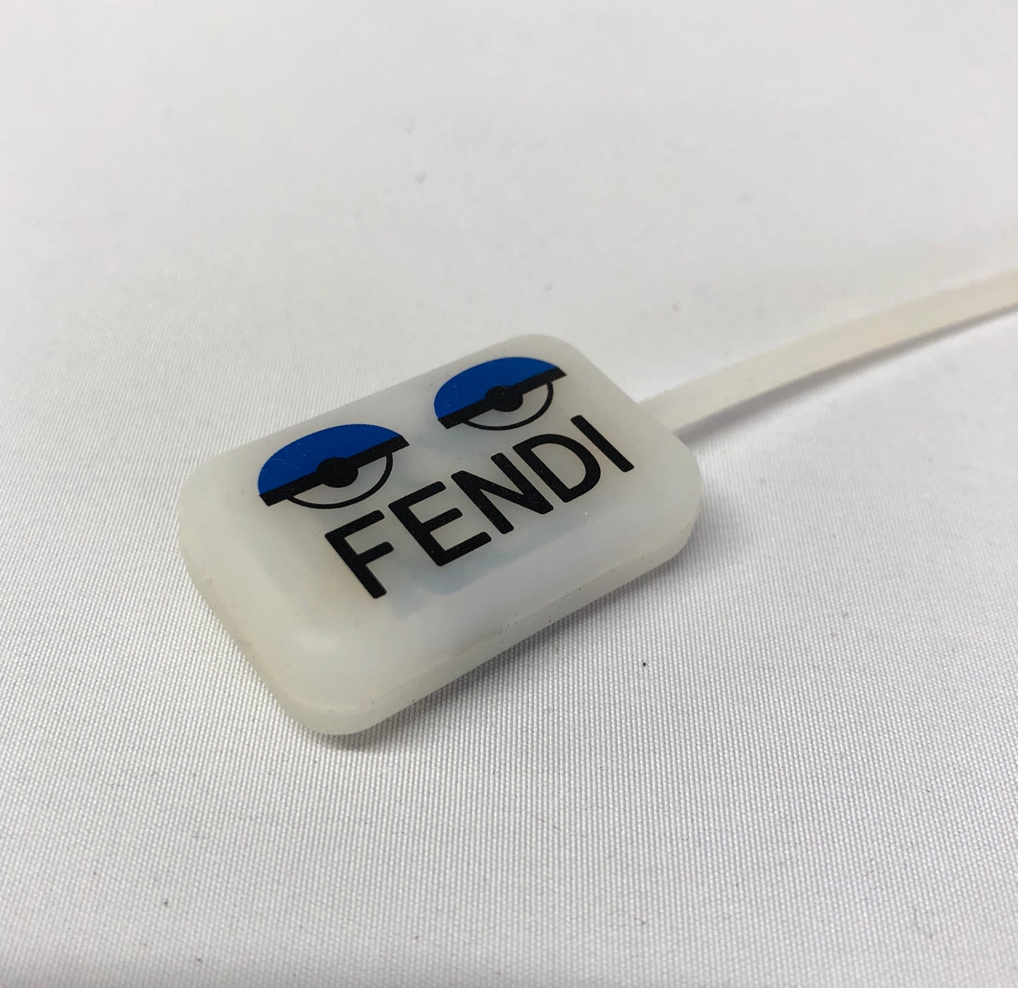 FENDI Eye Charm White Authentic AA500
