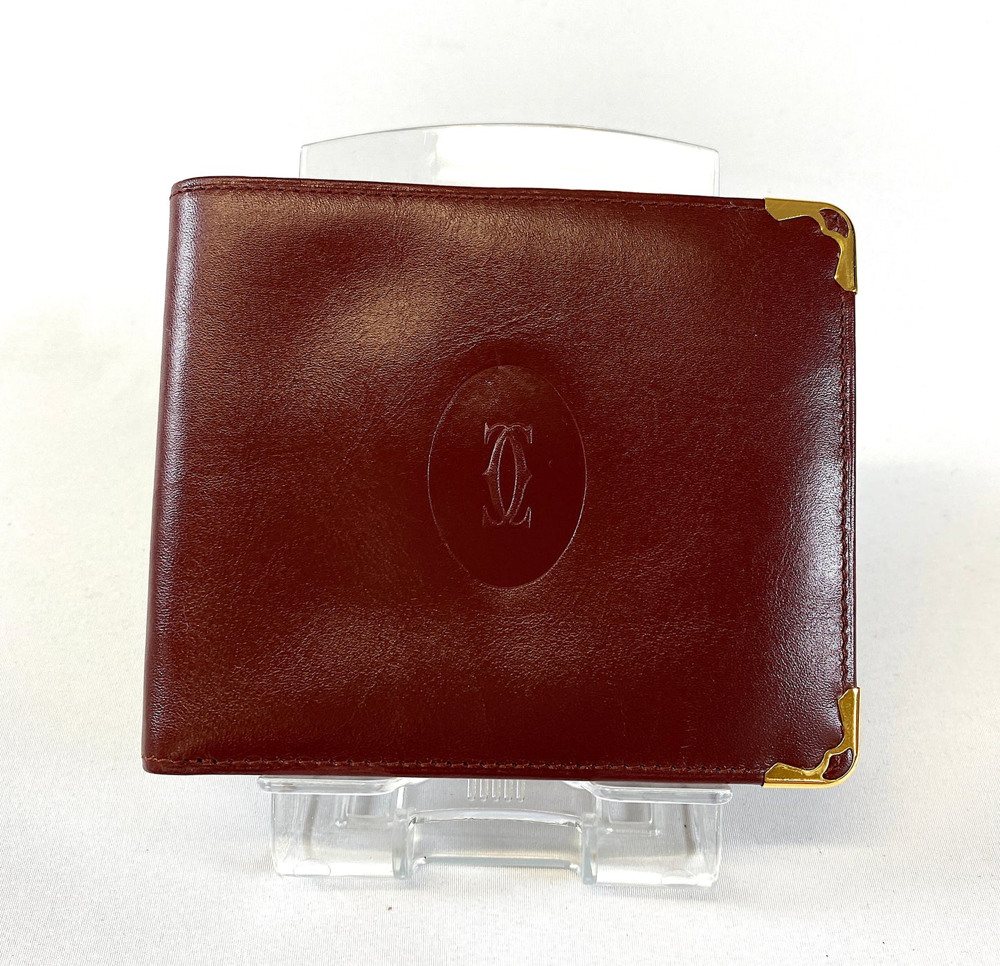 Cartier Wallet Mastline Bordeaux Authentic AA382