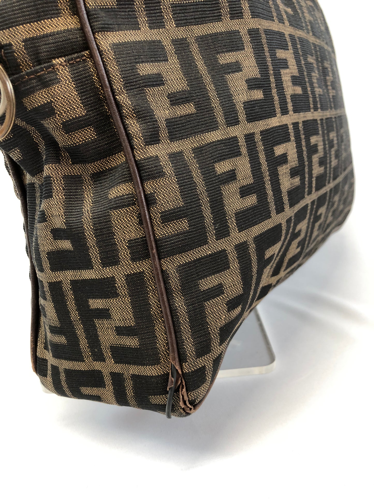 FENDI ZUCCA hand business bag Authentic AA412