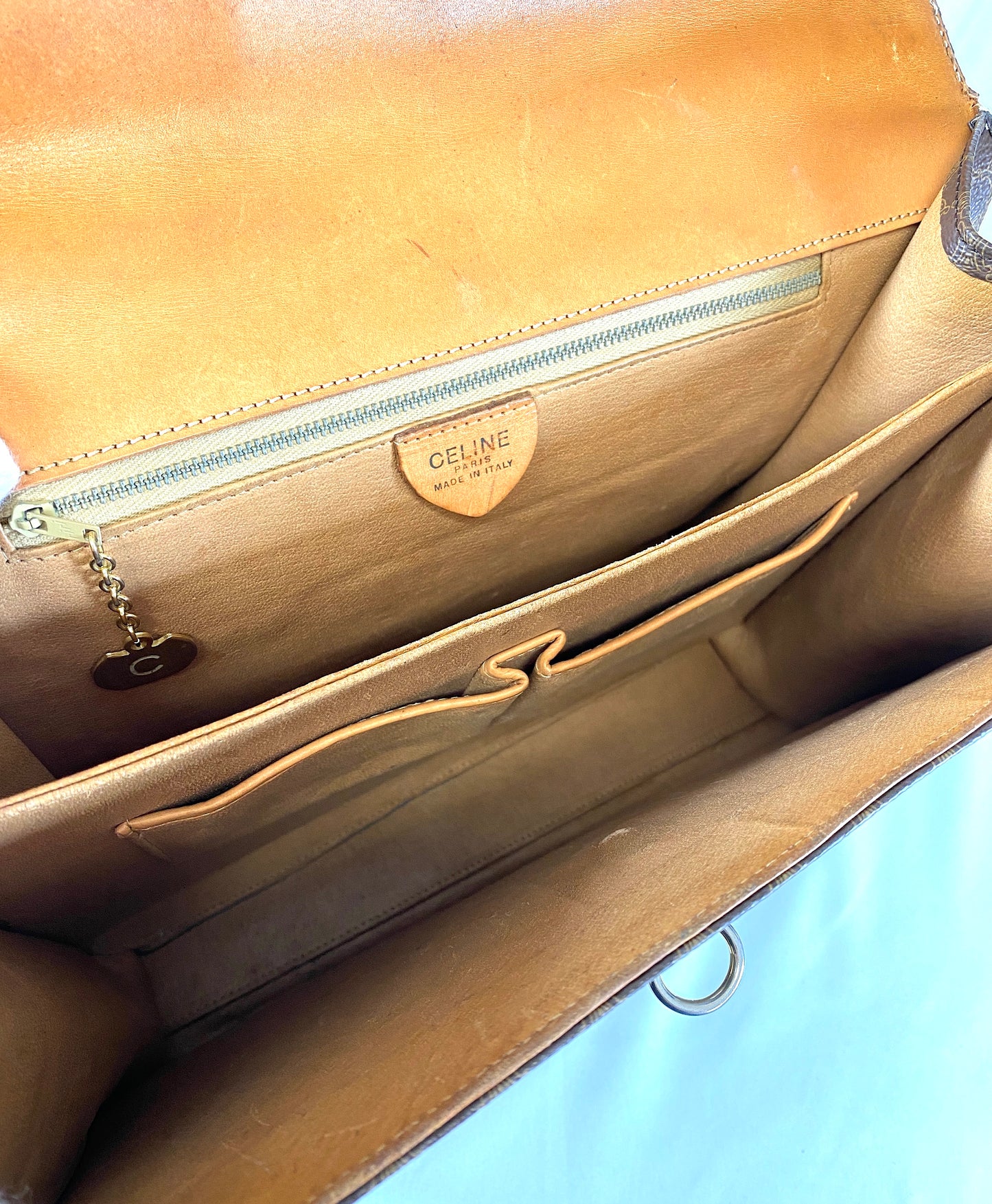 CELINE Macadam Handbag Authentic AA531