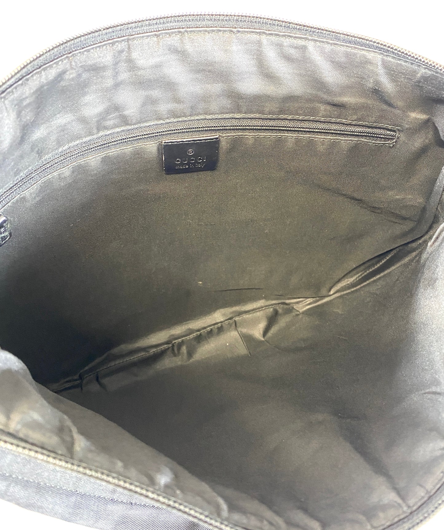 GUCCI One Shoulder Bag GG Black Authentic AA530