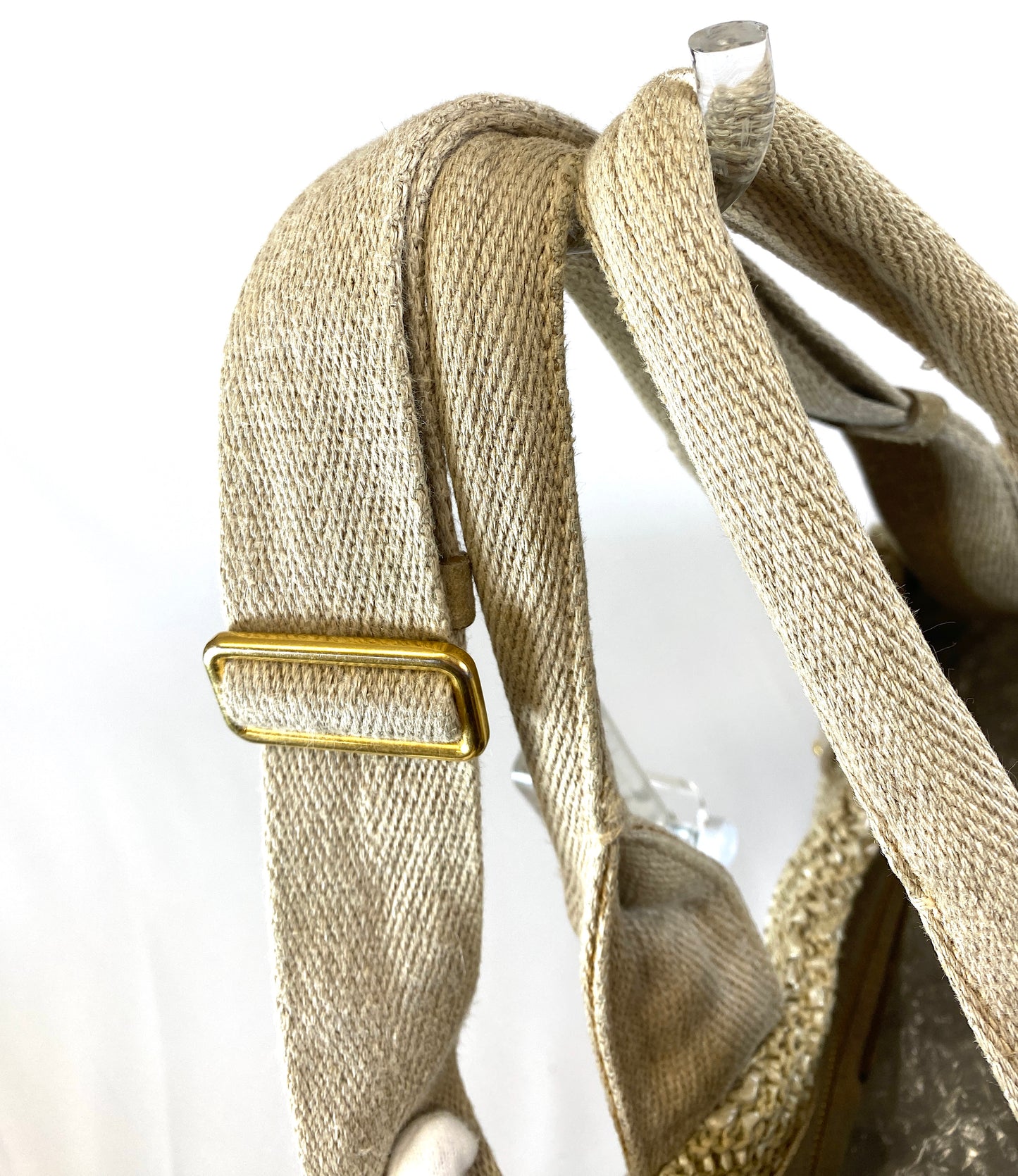 PRADA Straw Tote Bag Authentic AA575