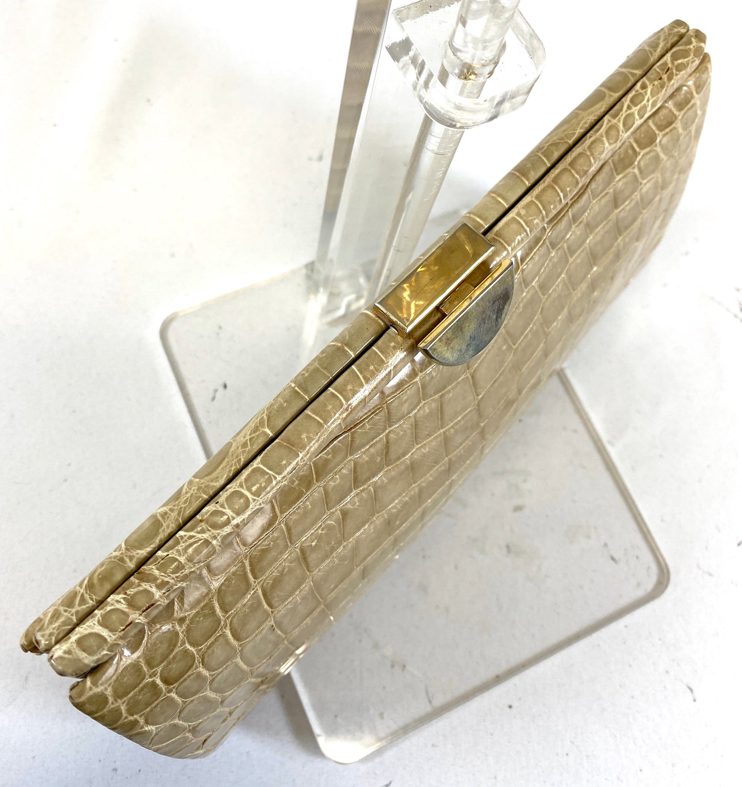 BALLY Leather Clutch Bag Authentic AA583
