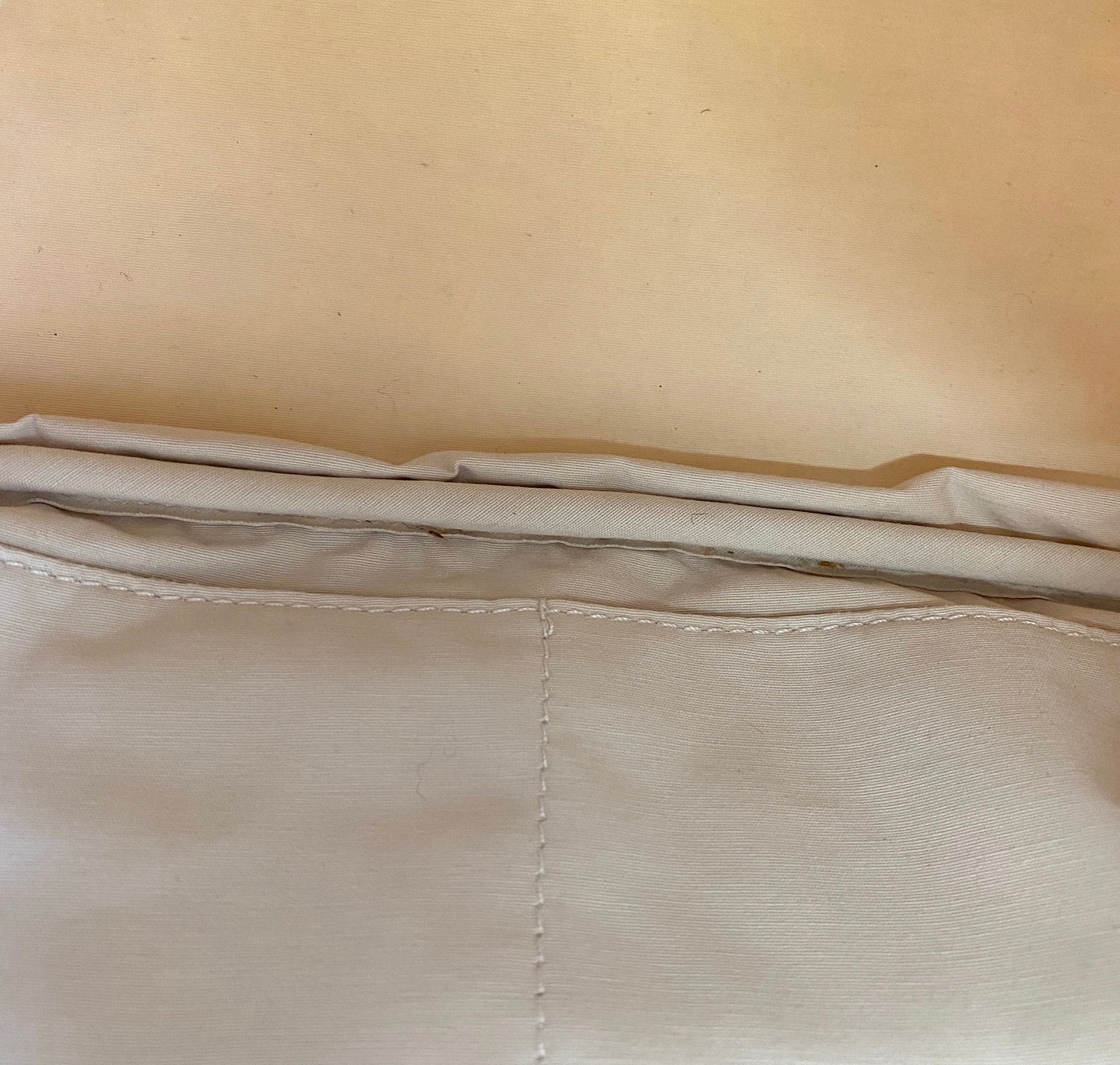 HERMES Bolide Pouch Canvas Ivory Authentic AA581