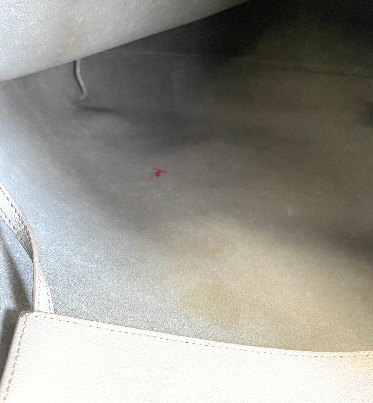 Saint Laurent Tote Bag Pouch Crochet Charm Authentic AA601