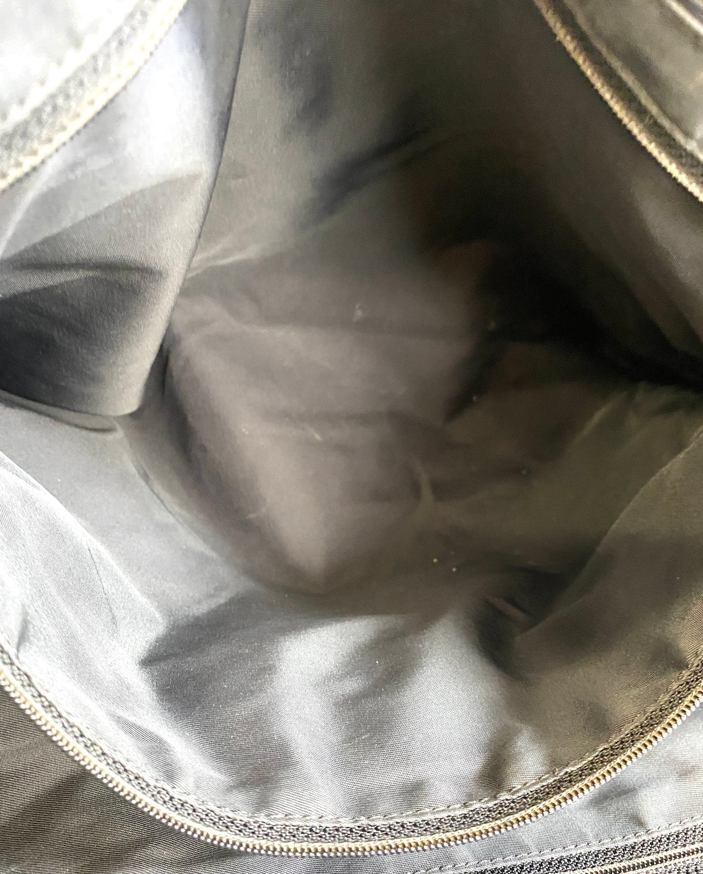 CHANEL New Travel Line Tote Bag Black Authentic AA602