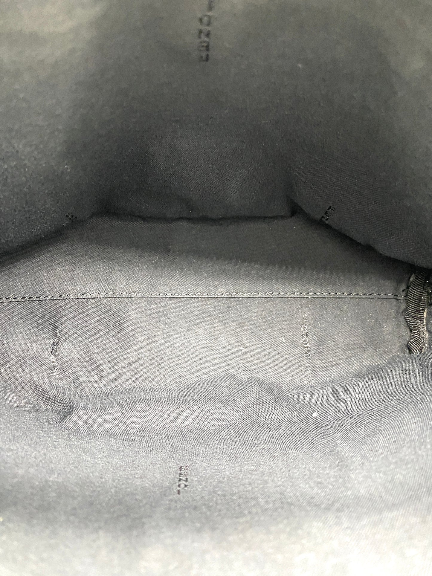 FENDI Clutch Bag Fendi x Fila Collaboration White Leather Authentic AA638