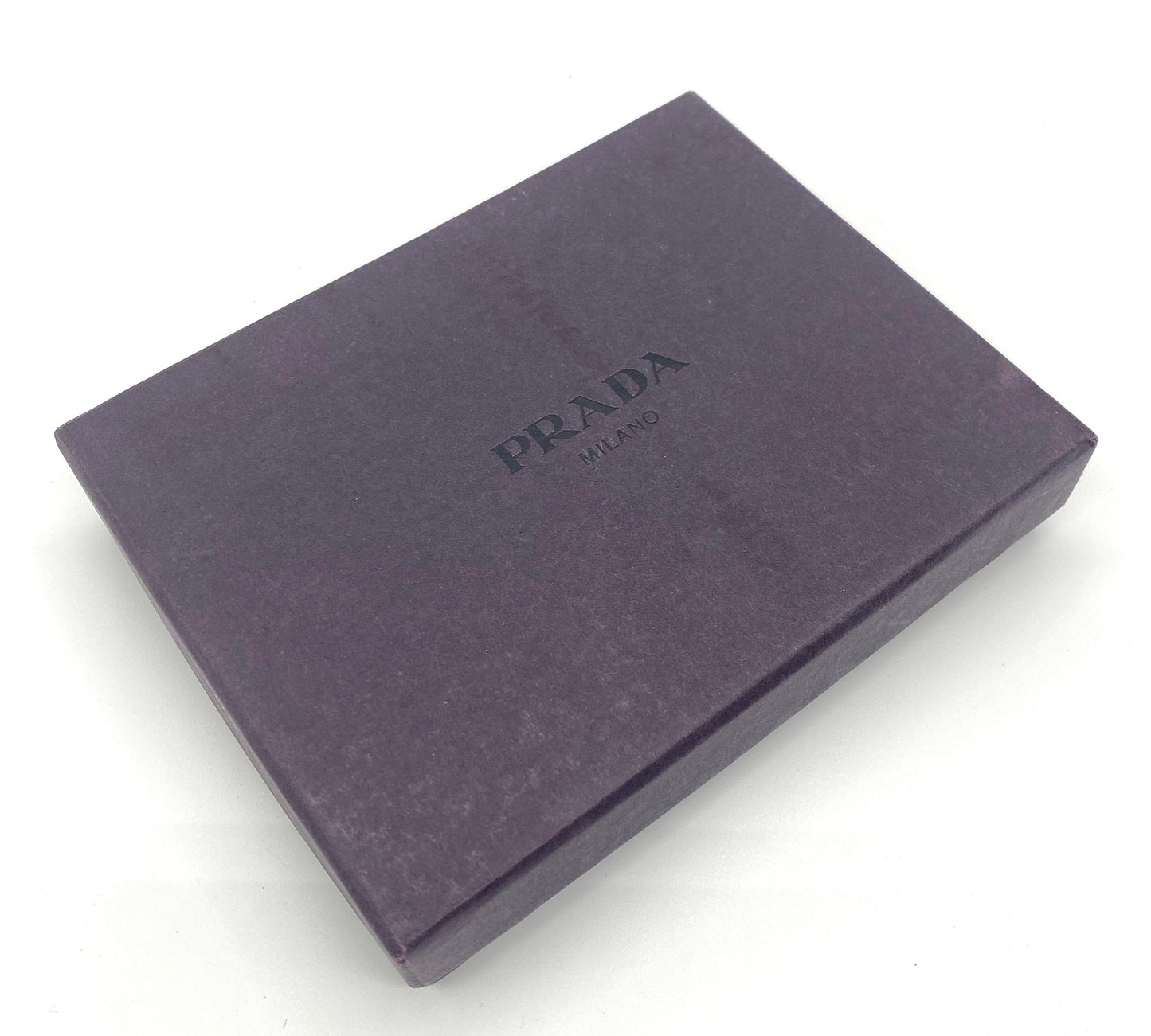 PRADA Folding Wallet Leather x Suede Authentic AA655