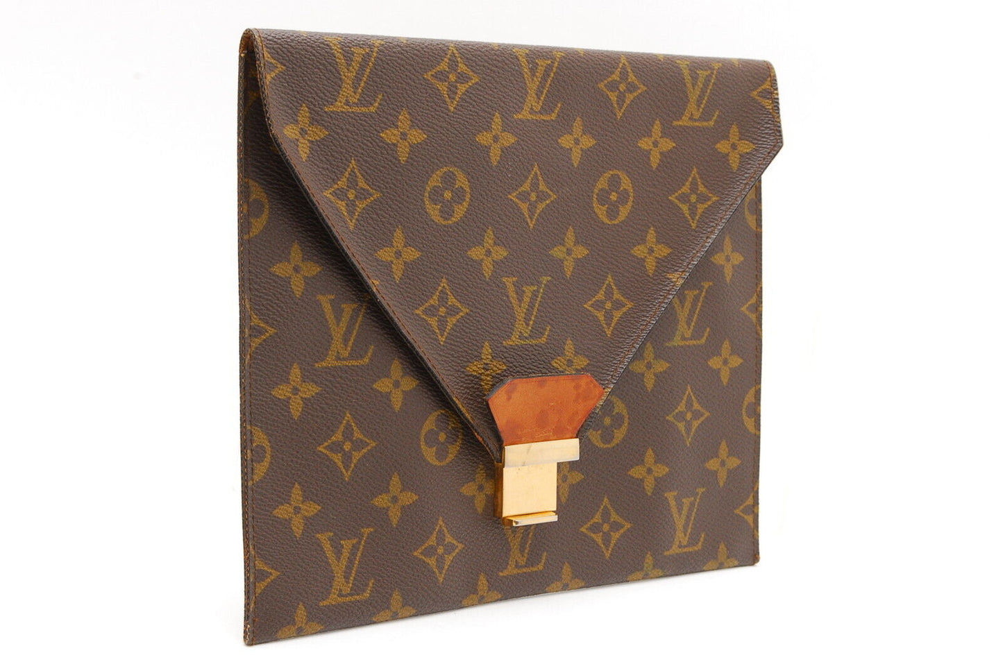 Louis-Vuitton Monogram Pochette Pratt A869