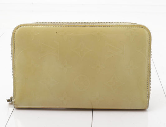 Louis-Vuitton Long Wallet  Monogram Vernis Eldridge beige Authentic AA426