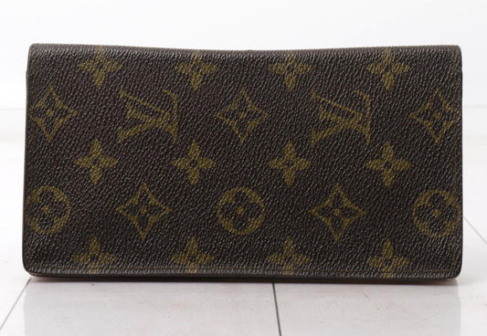 Louis-Vuitton Monogram Porte Cartes Credit Billfold Wallet Authentic AA462