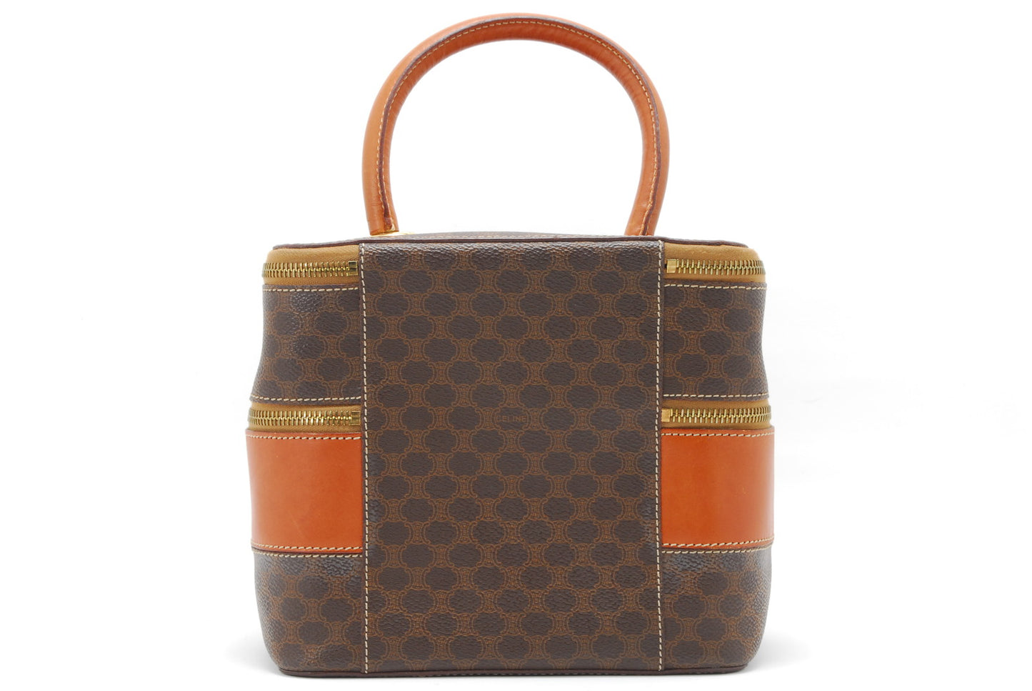 Vintage CELINE macadam vanity bag Authentic AA159