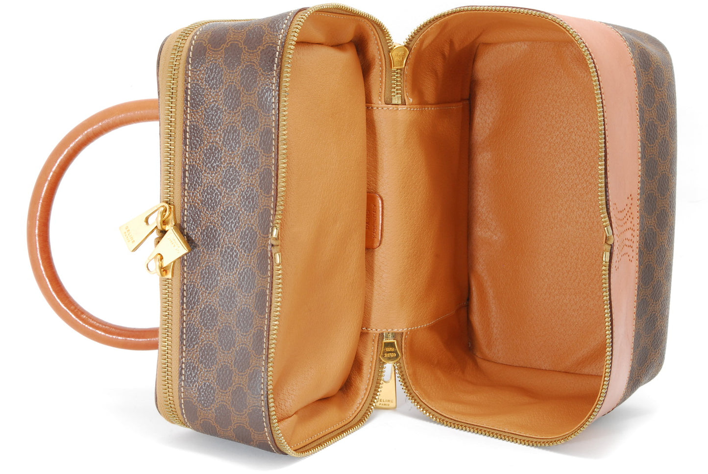 Vintage CELINE macadam vanity bag Authentic AA159