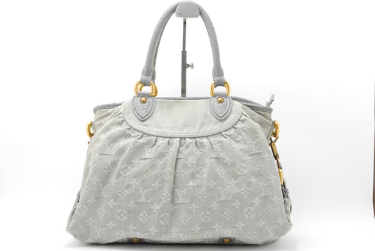 Louis-Vuitton Shoulder bag 2way LV M95837 Neo CaBBy MM Noir Gray Authentic AA197