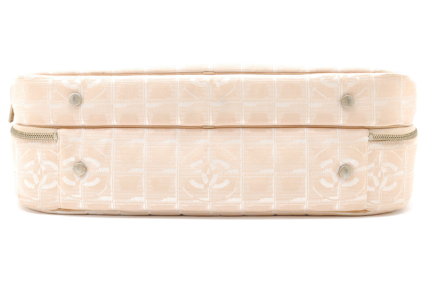 CHANEL New Travel Business Bag 2WAY Beige Authentic AA274