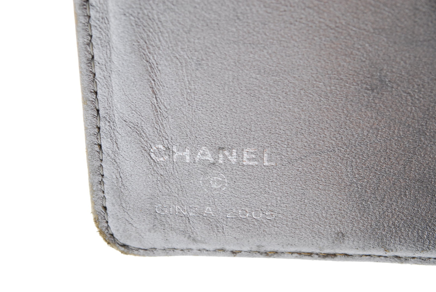 CHANEL Mademoiselle Bi-fold Long Wallet Black Authentic AA449