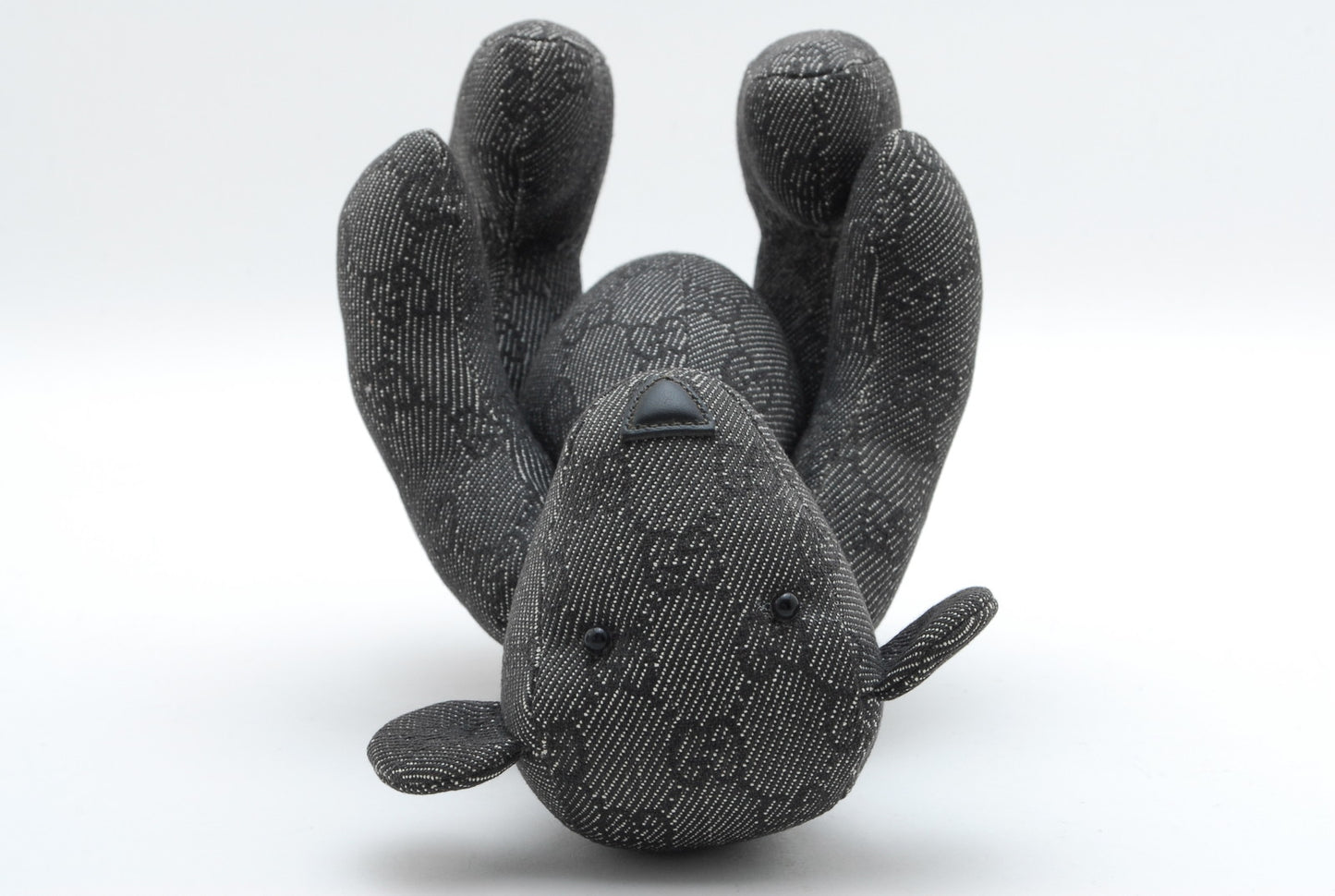 GUCCI Teddy Bear GG Gray Authentic A743
