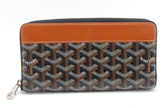 GOYARD round zip wallet Matignon  Authentic AA90