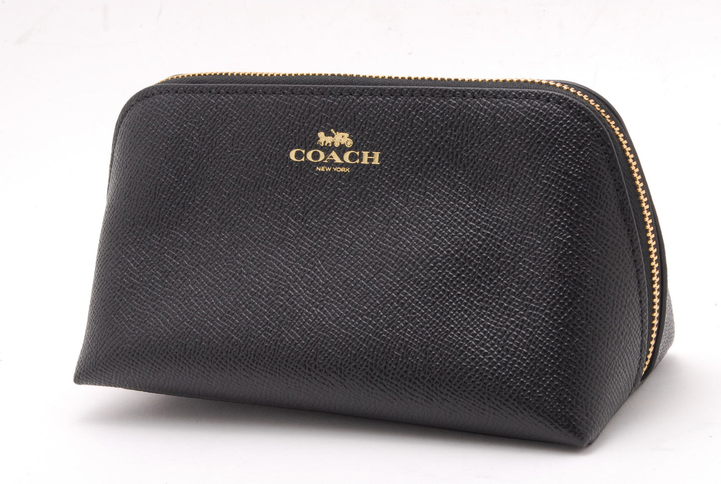 COACH Leather pouch black From Japan A447