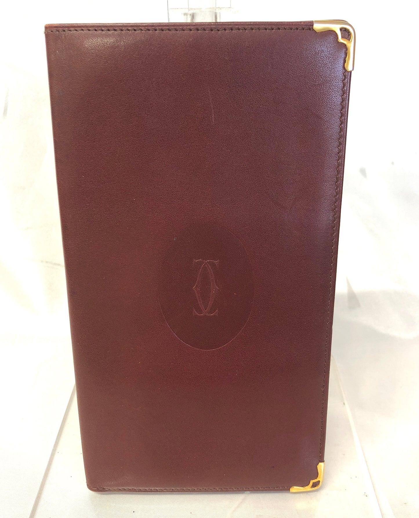 Cartier Mastline Leather billfold Authentic AA430