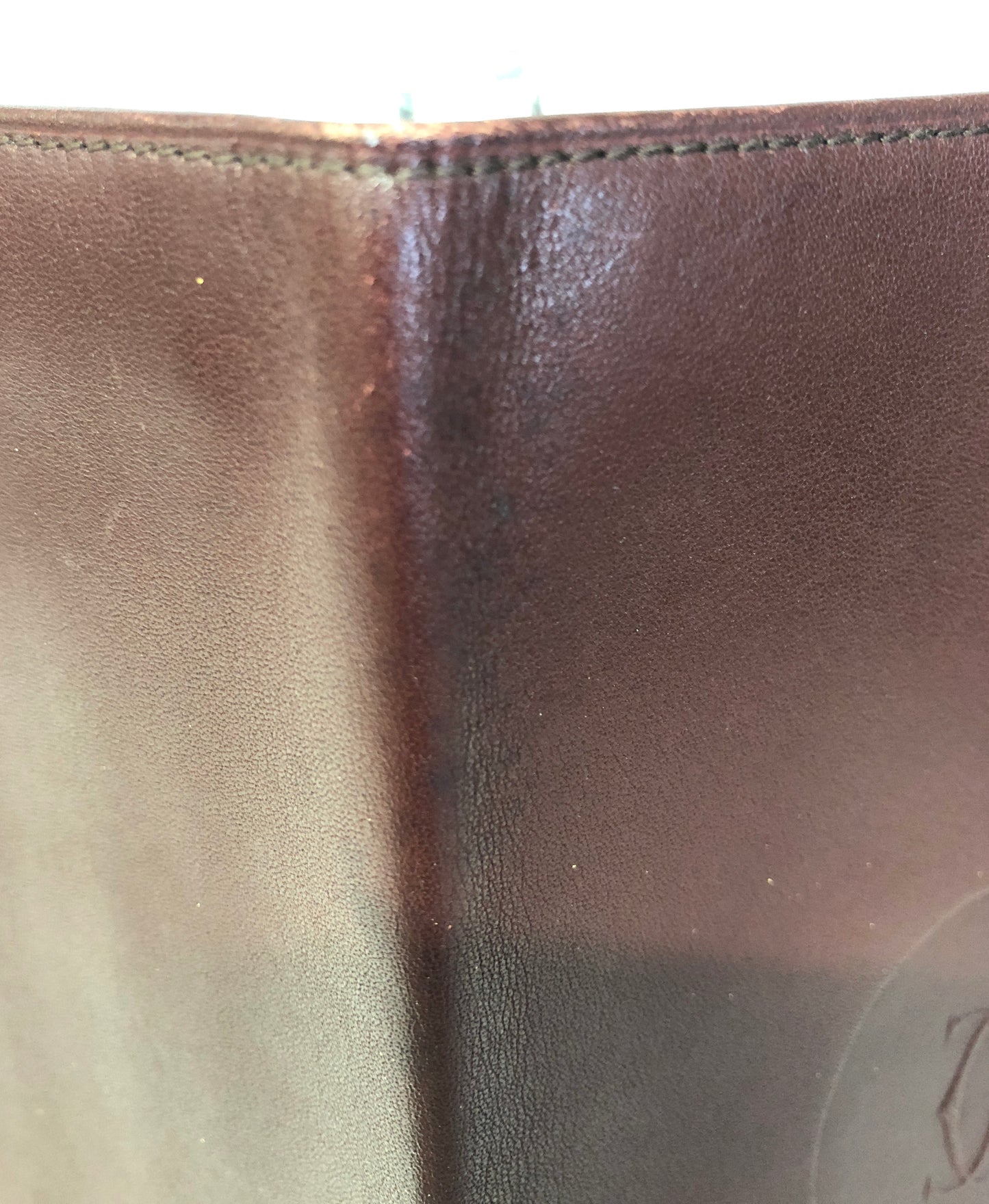 Cartier Mastline Leather billfold Authentic AA430