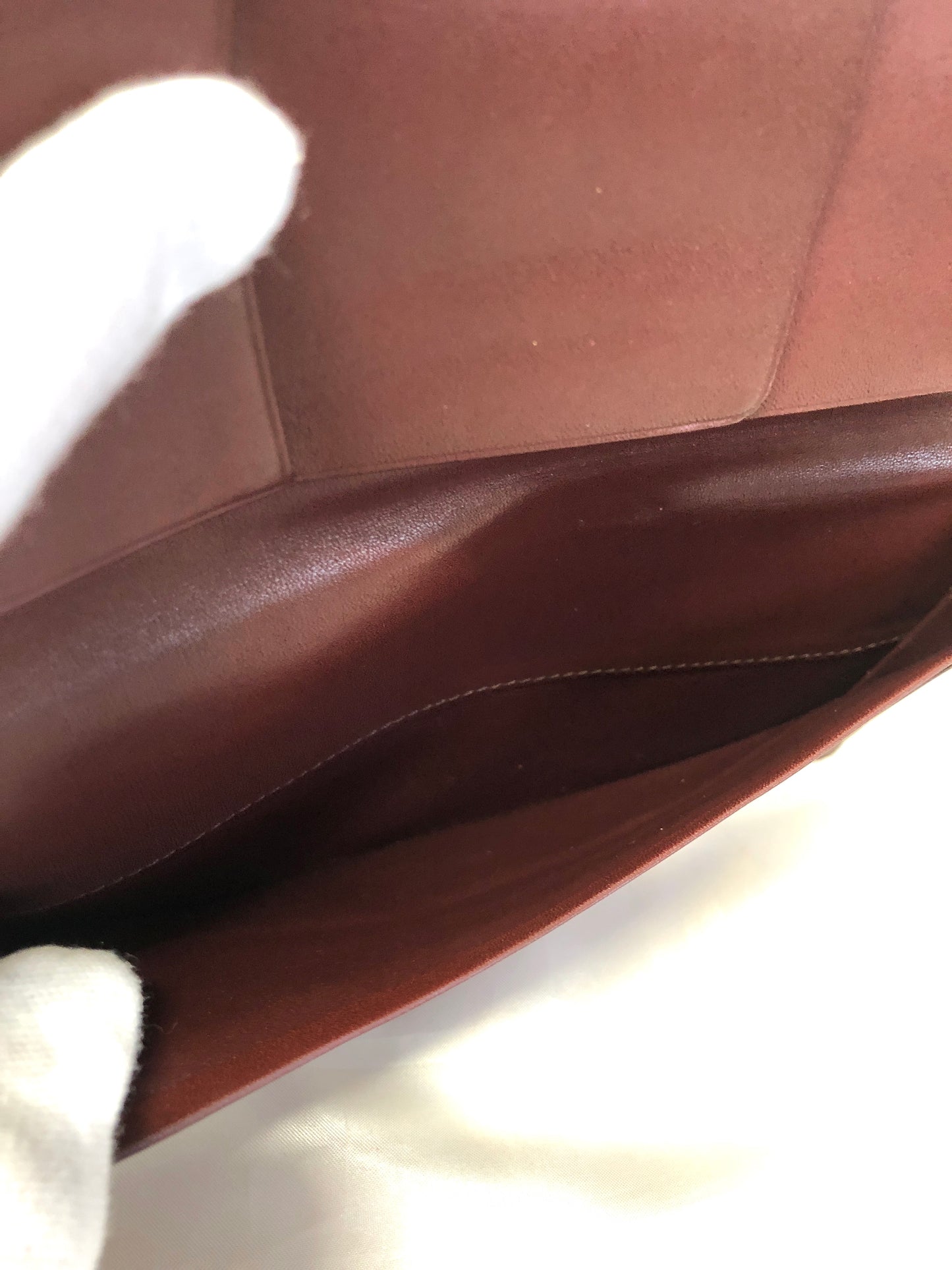 Cartier Mastline Leather billfold Authentic AA430