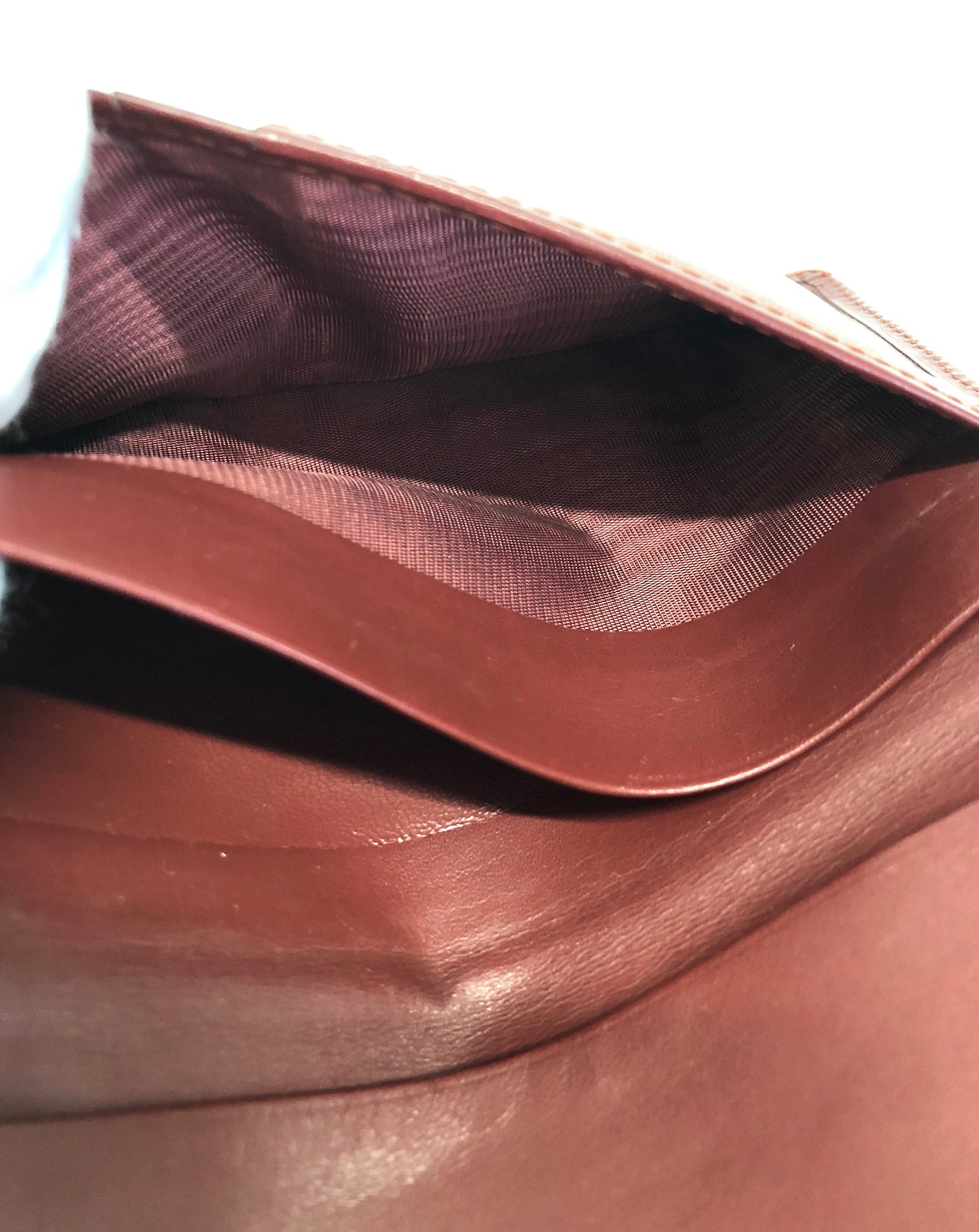 Cartier Mast Wallet Bordeaux Authentic AA496