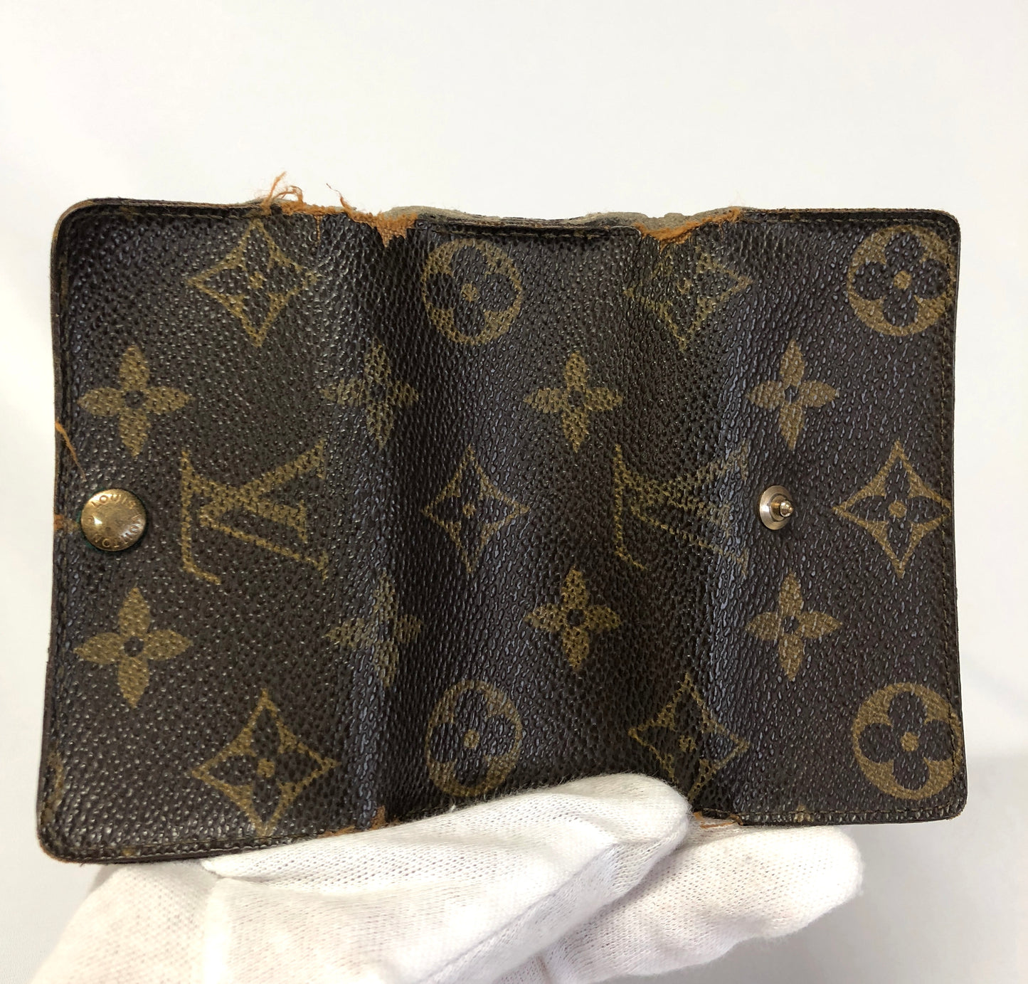Louis-Vuitton Key Case Multicle 4 Monogram Authentic AA497