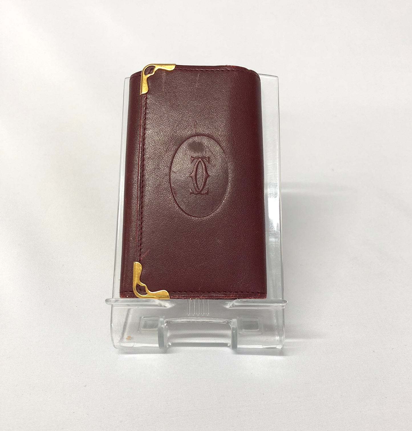Cartier  Key Case Mastline Bordeaux Authentic AA505