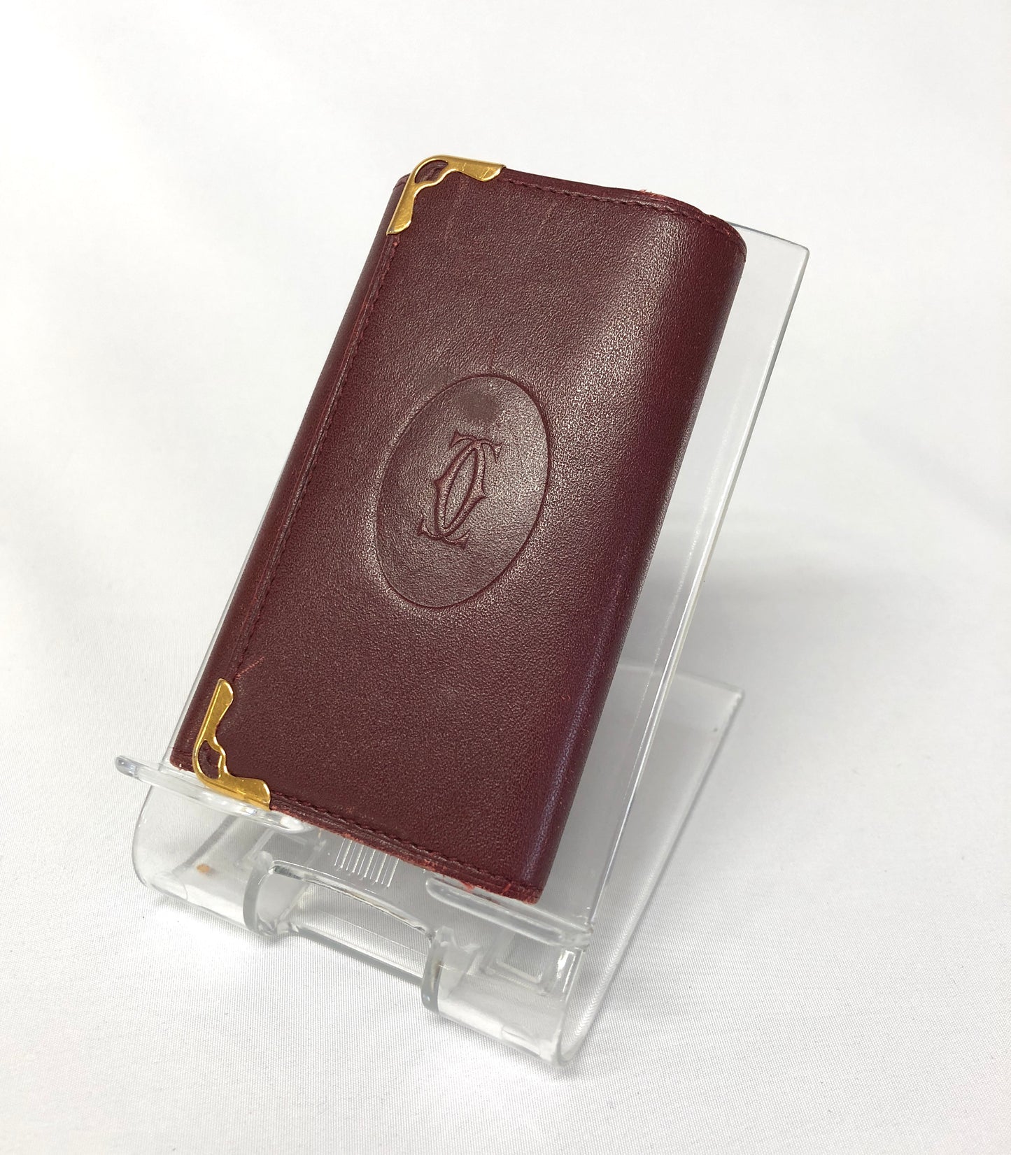 Cartier  Key Case Mastline Bordeaux Authentic AA505