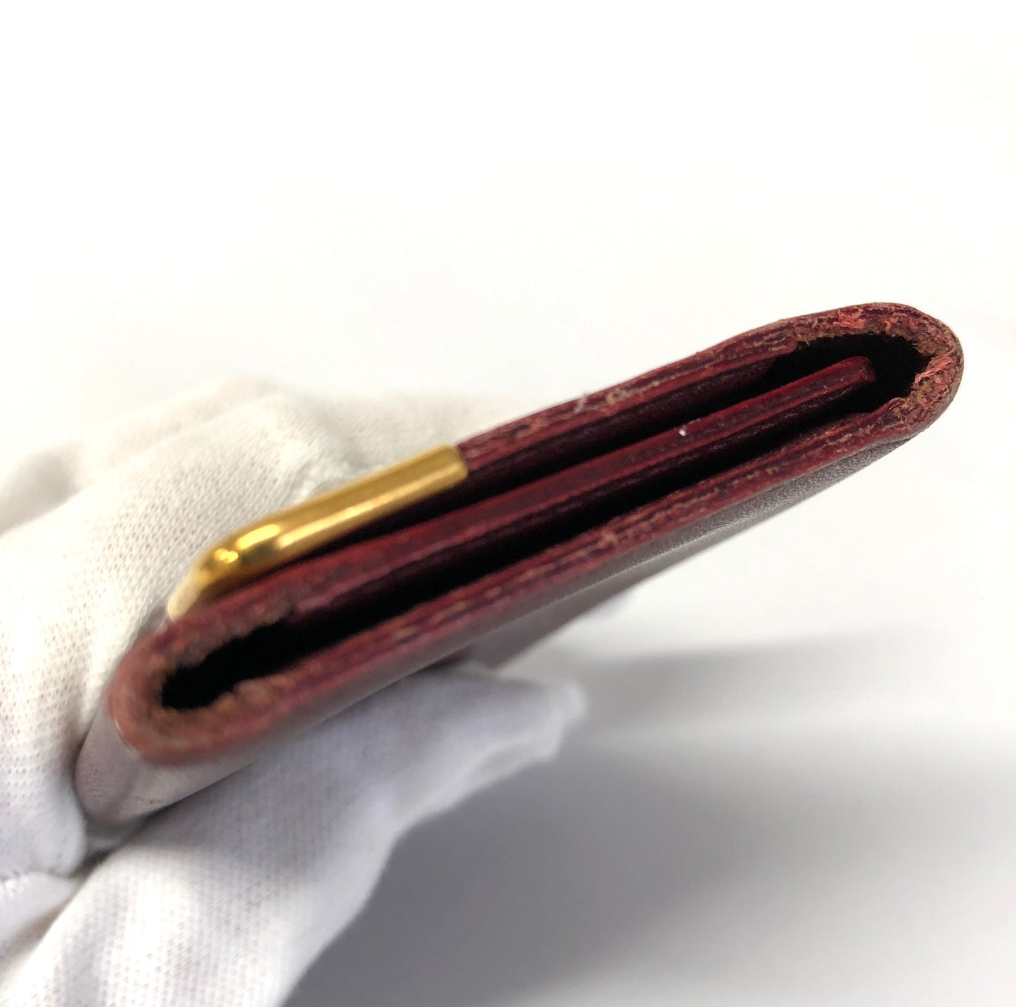 Cartier  Key Case Mastline Bordeaux Authentic AA505