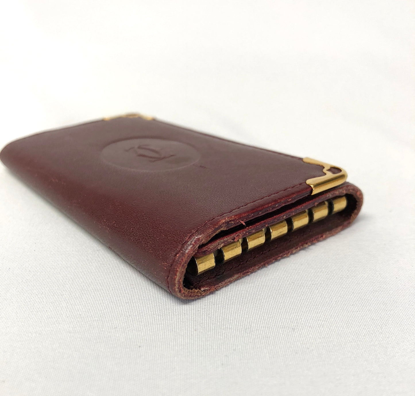 Cartier  Key Case Mastline Bordeaux Authentic AA505
