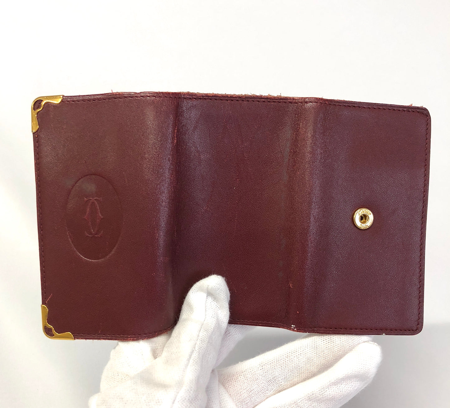 Cartier  Key Case Mastline Bordeaux Authentic AA505