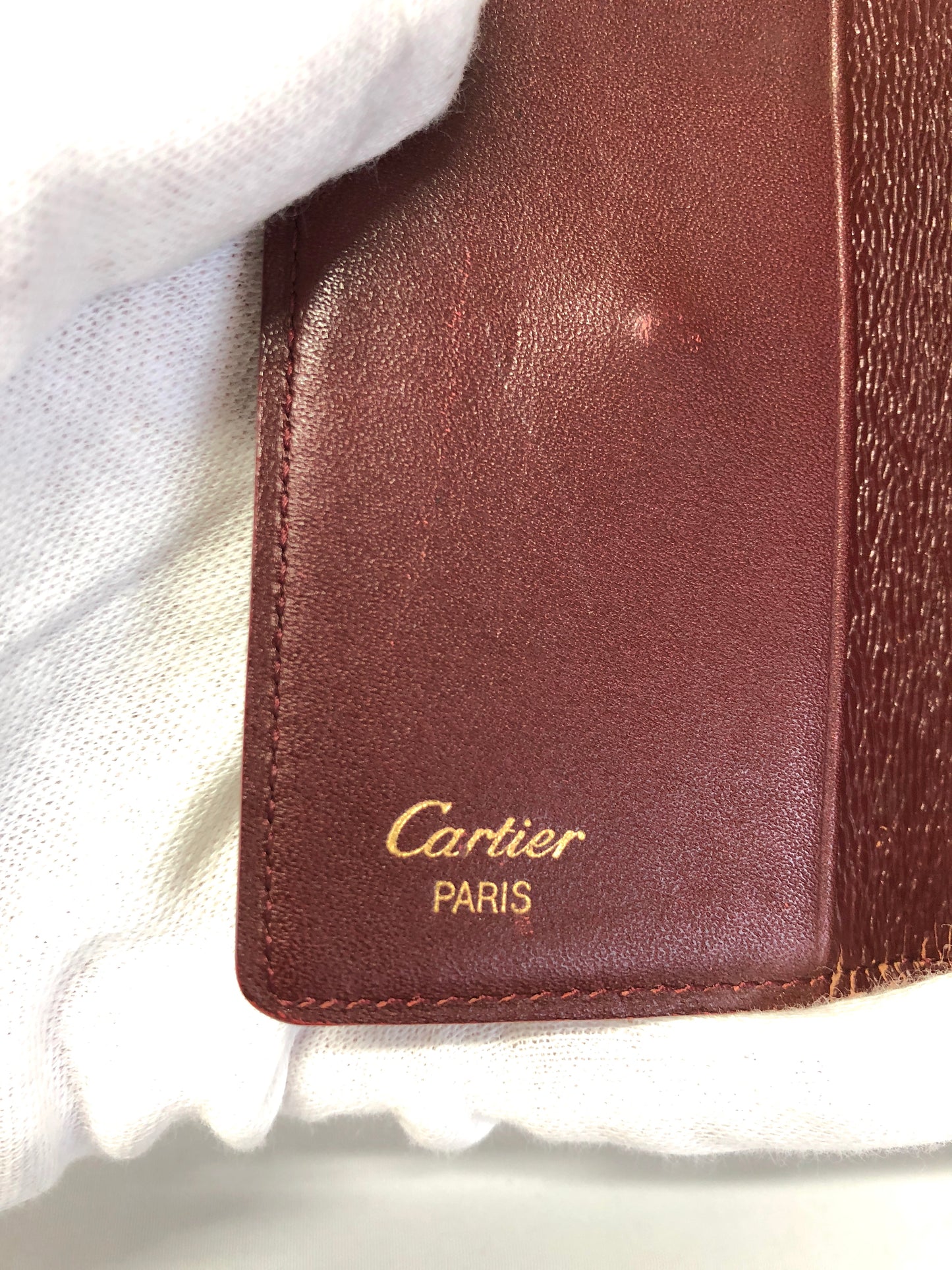 Cartier  Key Case Mastline Bordeaux Authentic AA505
