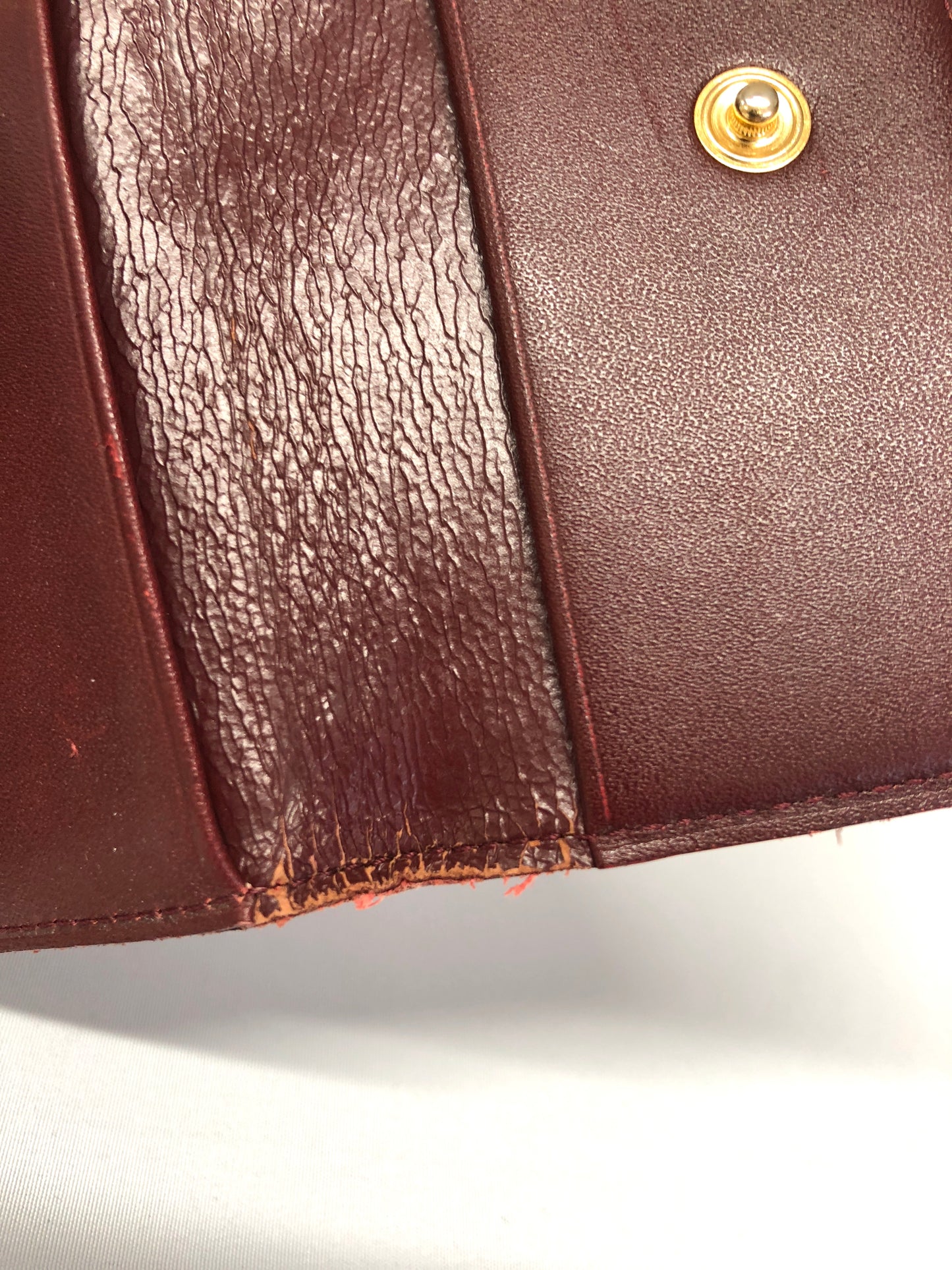Cartier  Key Case Mastline Bordeaux Authentic AA505