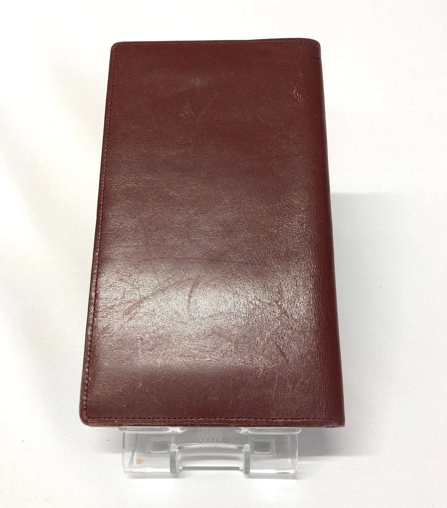 Cartier  Leather Bi-fold Wallet Mastline Bordeaux Authentic AA491