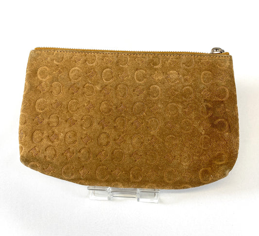 CELINE Pouch Suede Authentic AA401