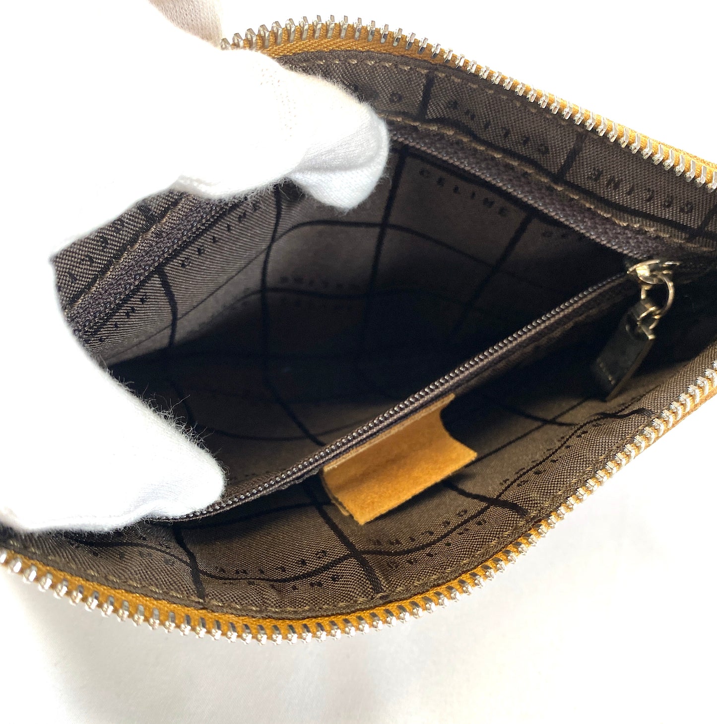 CELINE Pouch Suede Authentic AA401