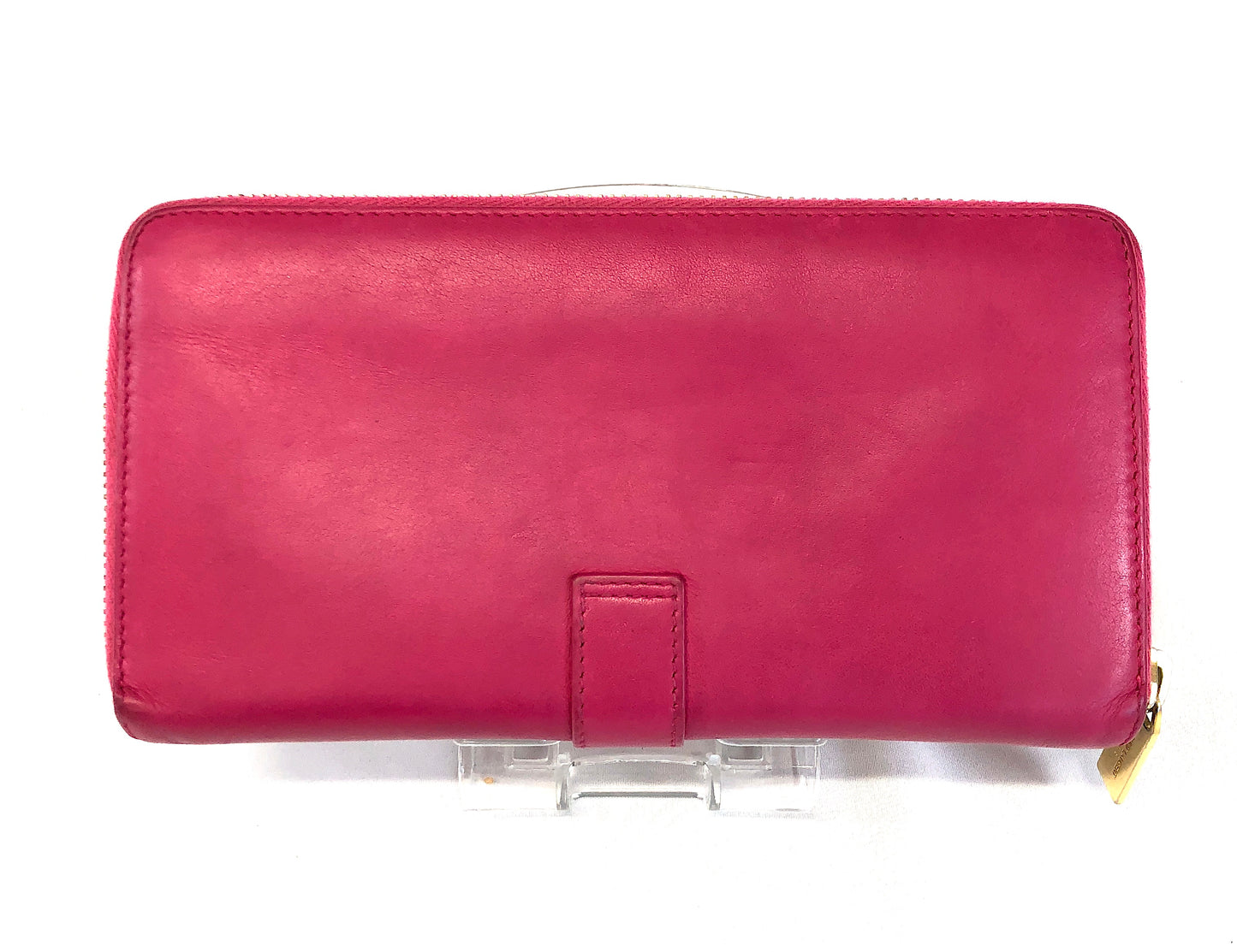 Yves Saint Laurent Long Wallet Pink Authentic AA123
