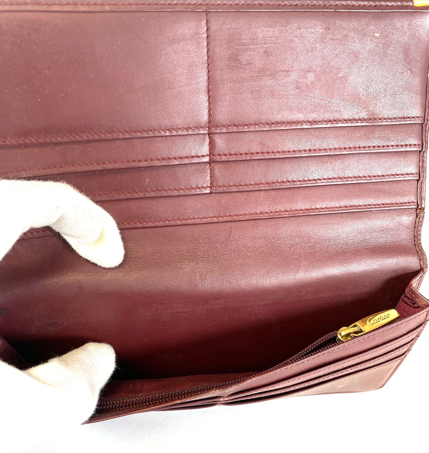 Cartier Mastline Long Wallet Authentic AA404