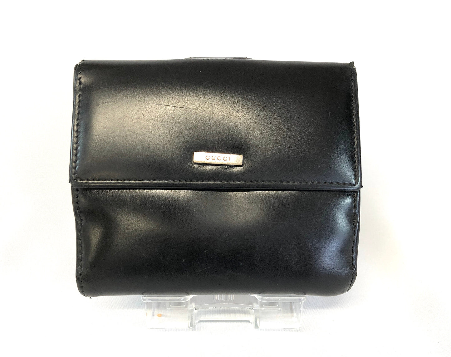 GUCCI Leather Wallet Authentic AA247