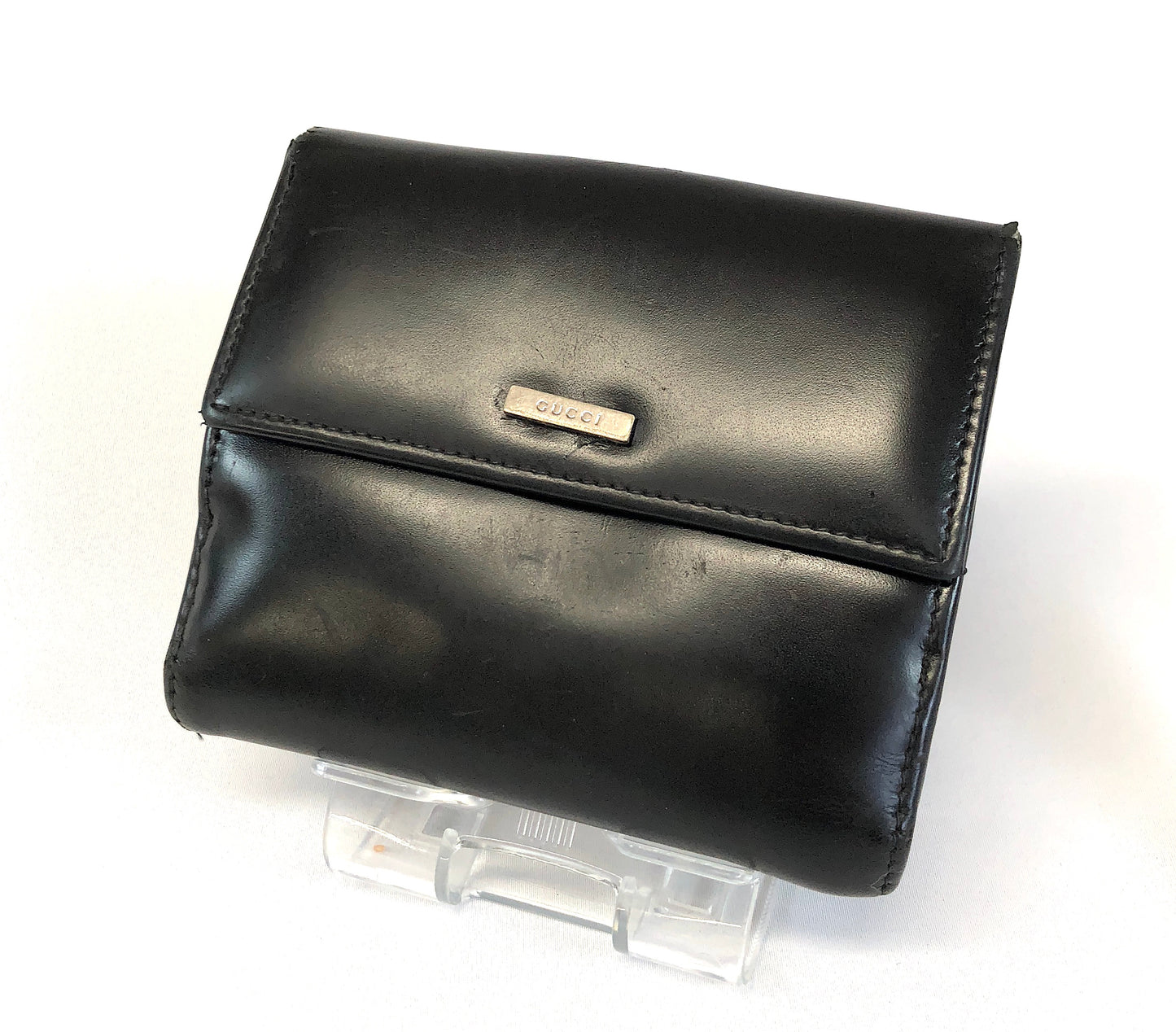 GUCCI Leather Wallet Authentic AA247